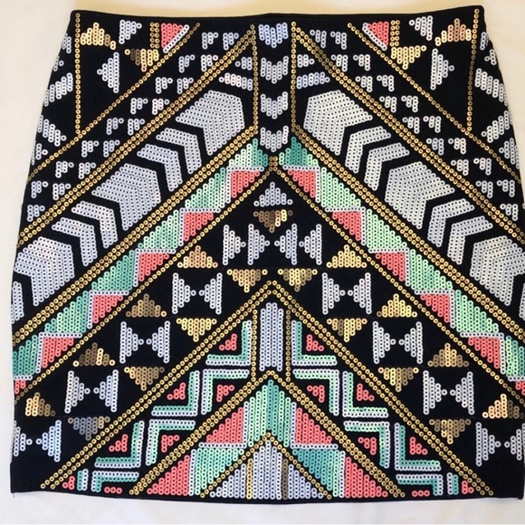 Express Sequin Mini Skirt - Small - Picture 2 of 6